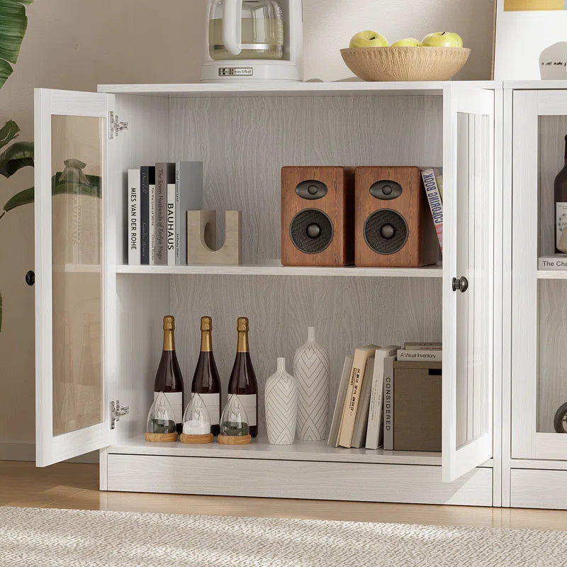 tv panel: 110" Wide Media Center with TV Stand-Up Bookcases