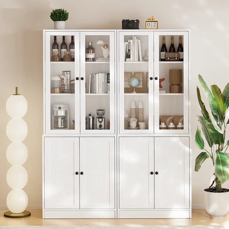 tv panel: 110" Wide Media Center with TV Stand-Up Bookcases