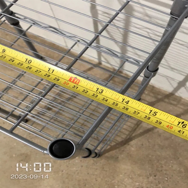 Kitchen Rack: 13.8'' W Metal Shelving Unit