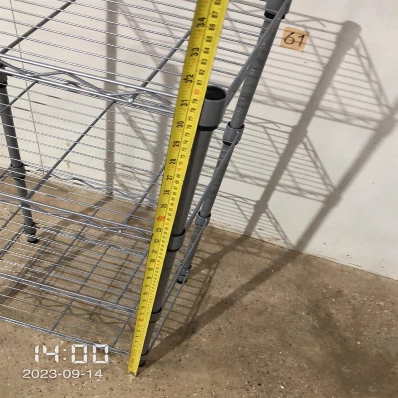 Kitchen Rack: 13.8'' W Metal Shelving Unit