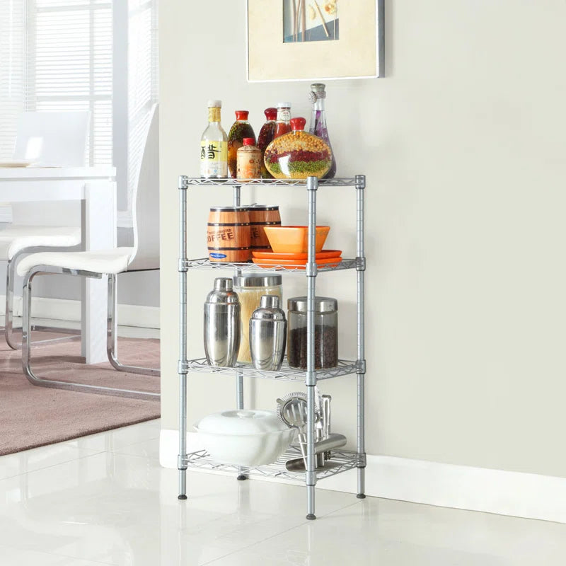 Kitchen Rack: 13.8'' W Metal Shelving Unit