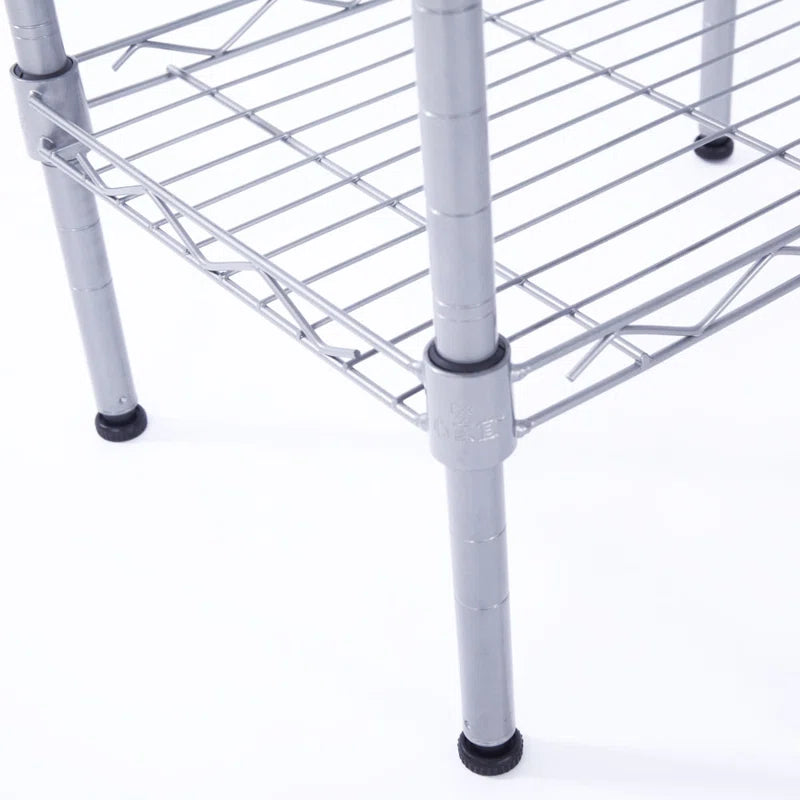 Kitchen Rack: 13.8'' W Metal Shelving Unit