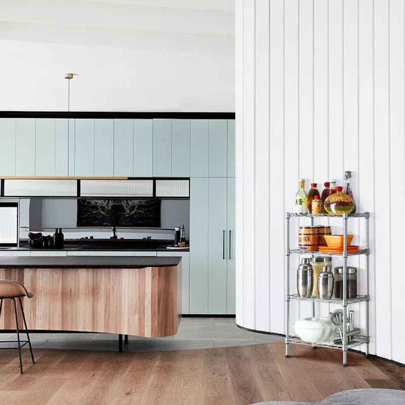 Kitchen Rack: 13.8'' W Metal Shelving Unit