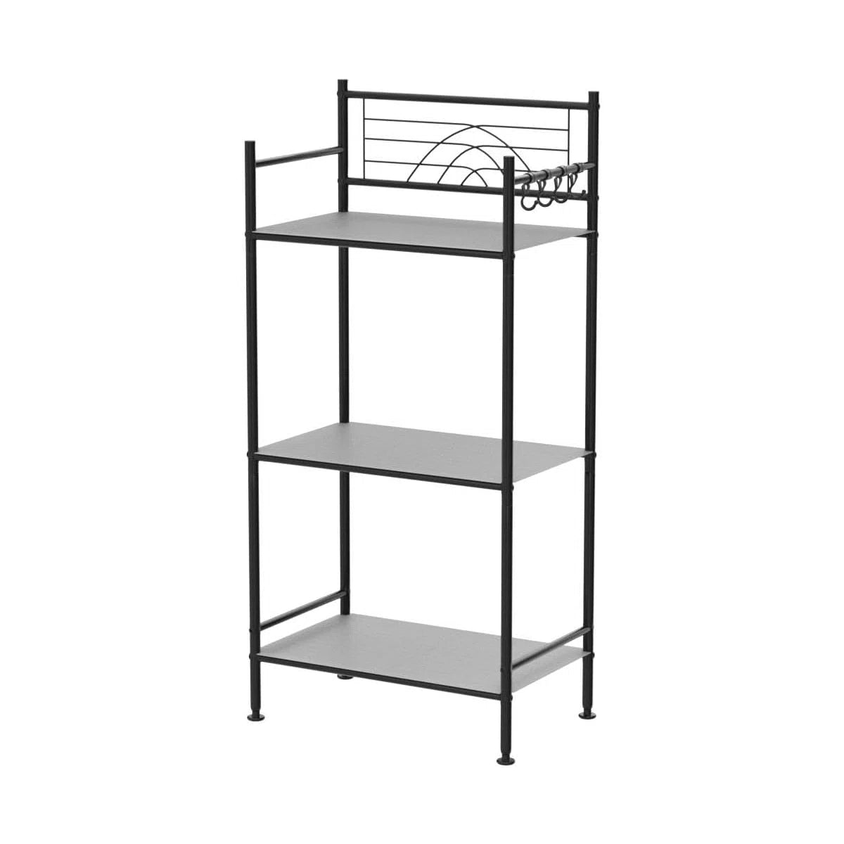 Kitchen Rack: 17.3'' W Steel Storage Rack