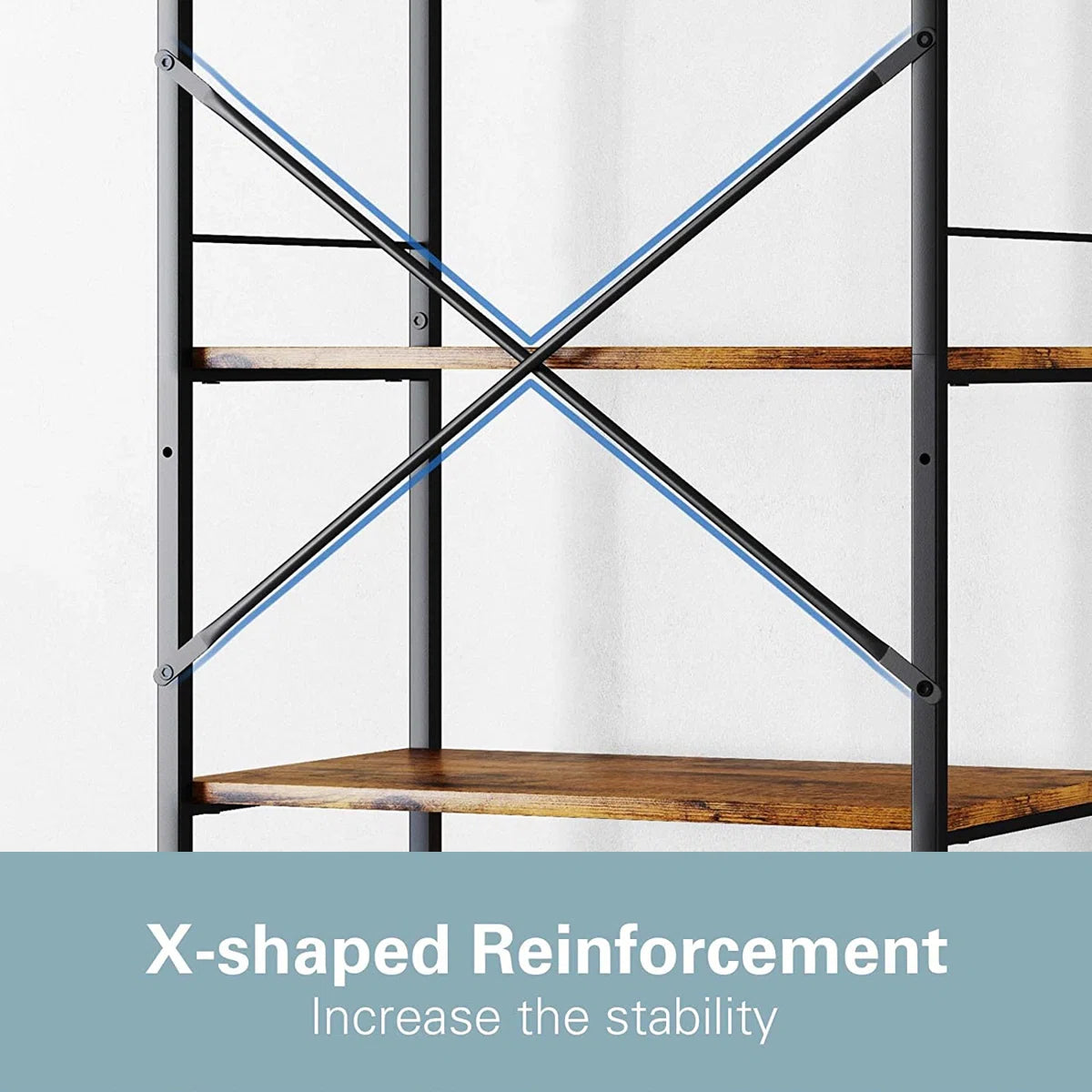 Kitchen Rack: 22'' Wood Standard Baker's Rack with Microwave Compatibility