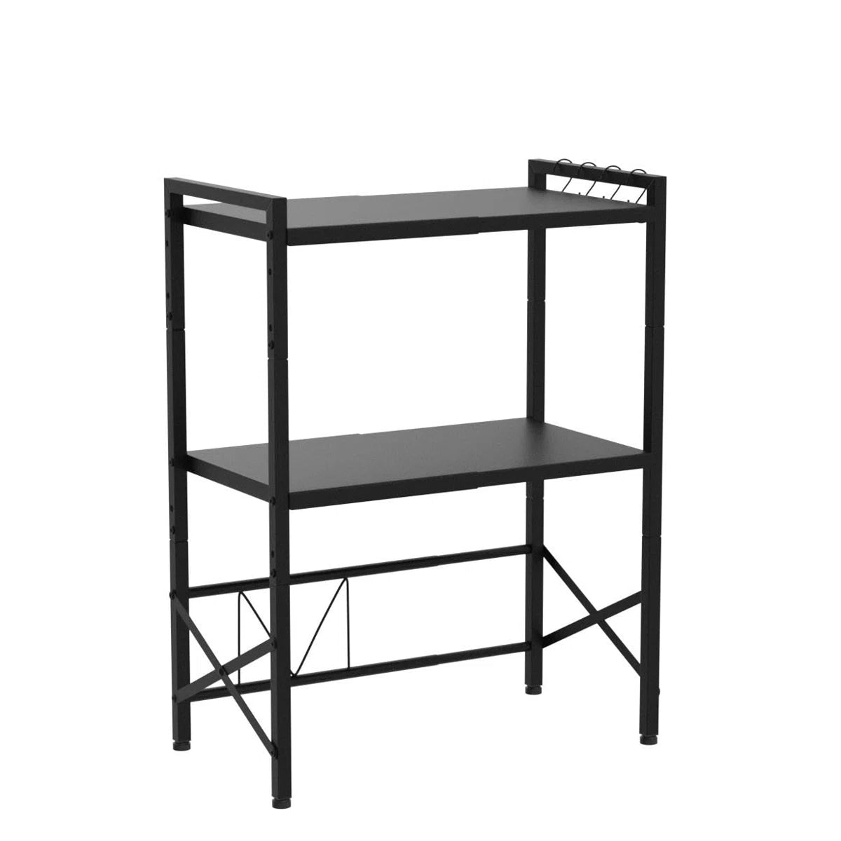 Kitchen Rack: 23.62'' Metal Microwave Oven Baker's Rack with Microwave Compatibility