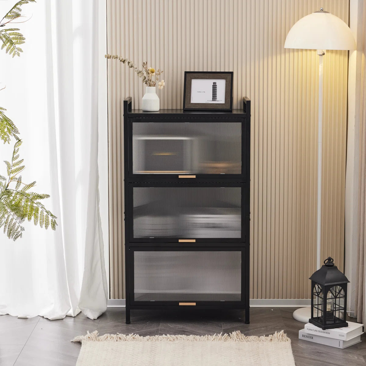 Kitchen Rack: 23.62'' Metal Standard Baker's Rack with Microwave Compatibility