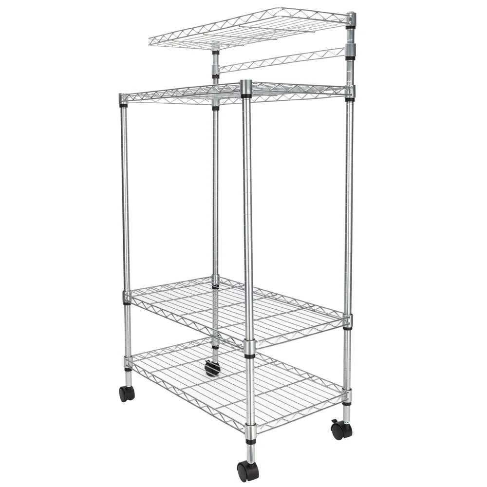 Kitchen Rack: 23.62'' Stainless Steel Standard Baker's Rack with Microwave Compatibility