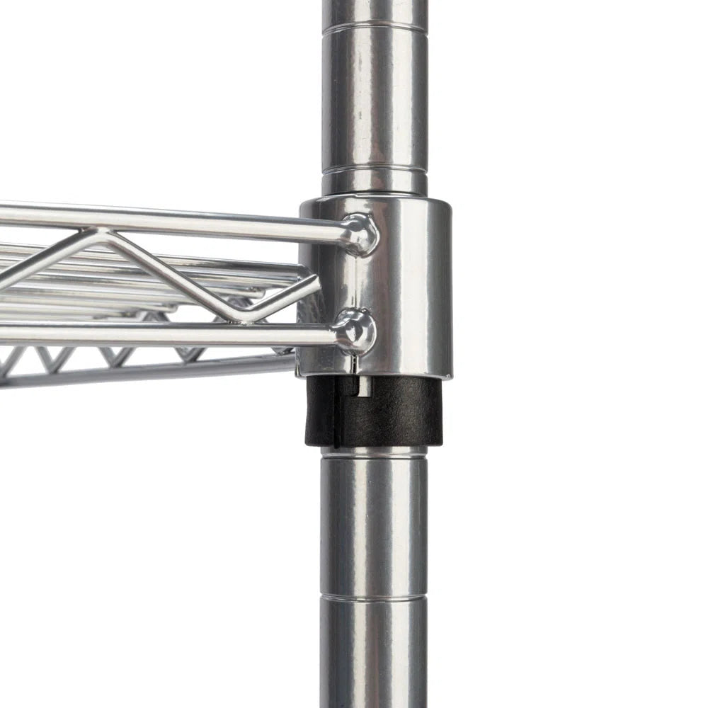 Kitchen Rack: 23.62'' Stainless Steel Standard Baker's Rack with Microwave Compatibility