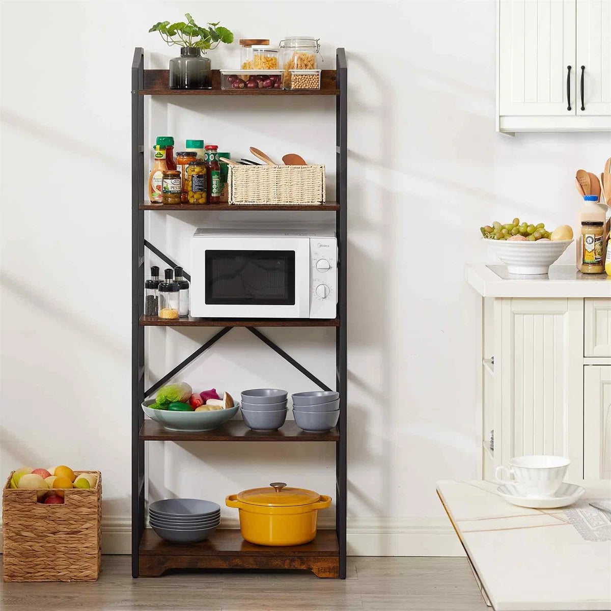 Kitchen Rack: 25.12'' Metal Standard Baker's Rack