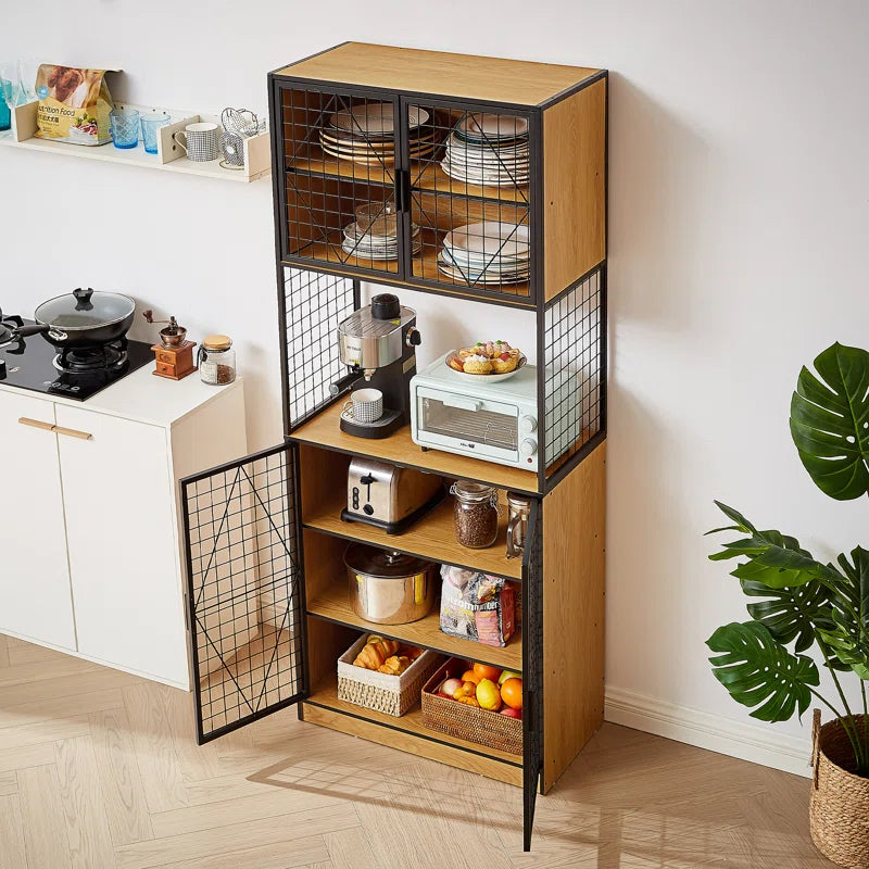 Kitchen Rack: 29.53'' Steel Standard Baker's Rack with Microwave Compatibility