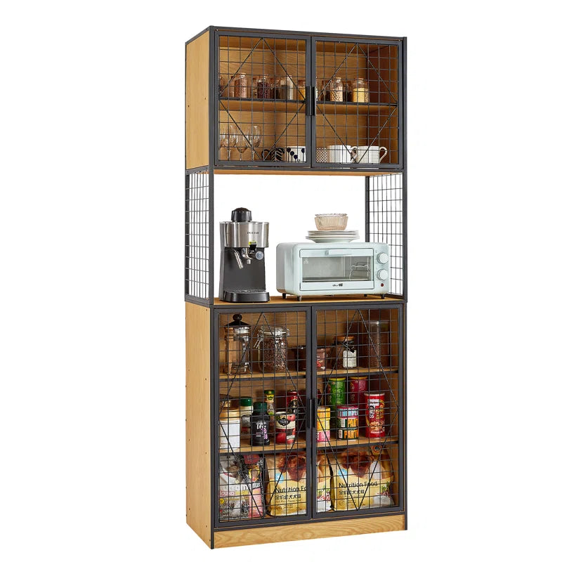 Kitchen Rack: 29.53'' Steel Standard Baker's Rack with Microwave Compatibility