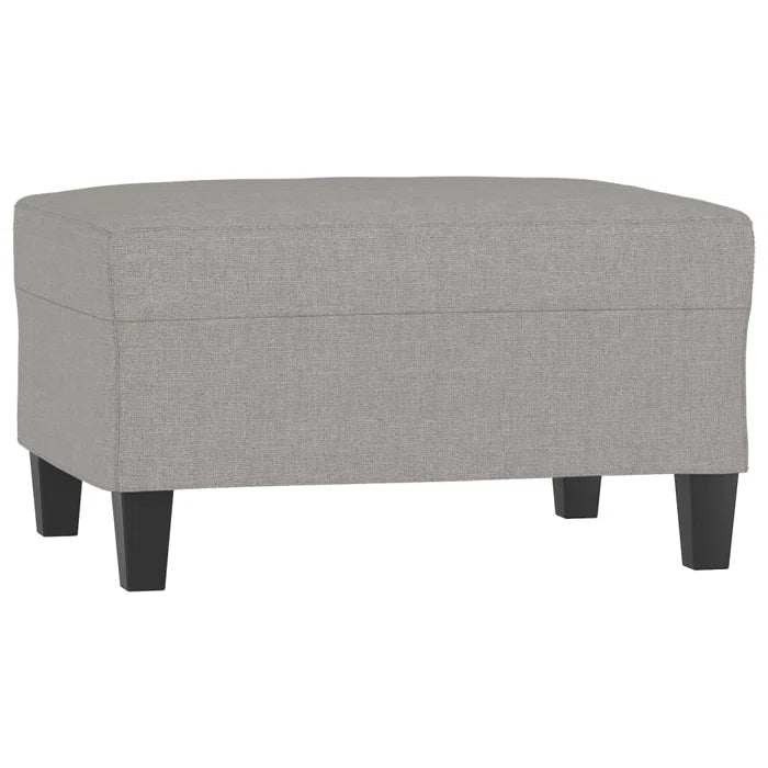 3-Seater Sofa with Footstool 82.7" Fabric