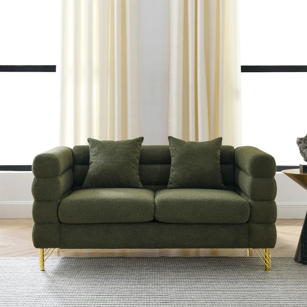 7 Seater Sofa Set: Modern 3+3 Seater Combination Sofa Set