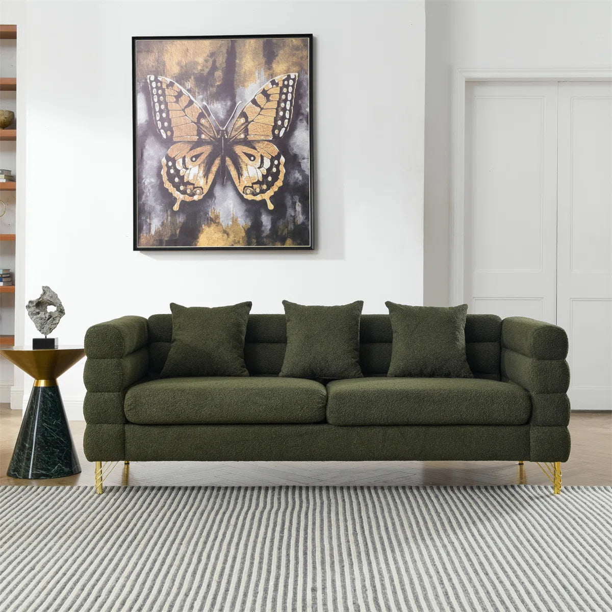 7 Seater Sofa Set: Modern 3+3 Seater Combination Sofa Set