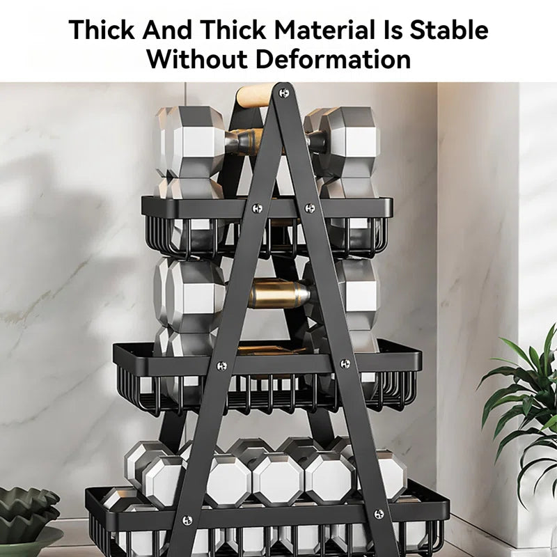Kitchen Racks: 3-Tier Fruit Basket Vegetable Rack for Kitchen Countertop Storage