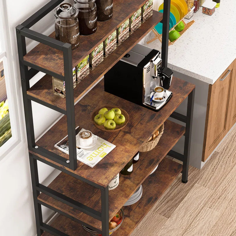 Kitchen Rack: 31.5'' Microwave-Compatibility Standard Baker's Rack made of Steel