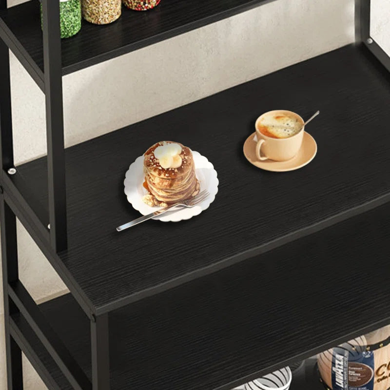 Kitchen Rack: 31.5'' Standard Baker's Rack made of Stainless Steel that is Compatible with Microwave