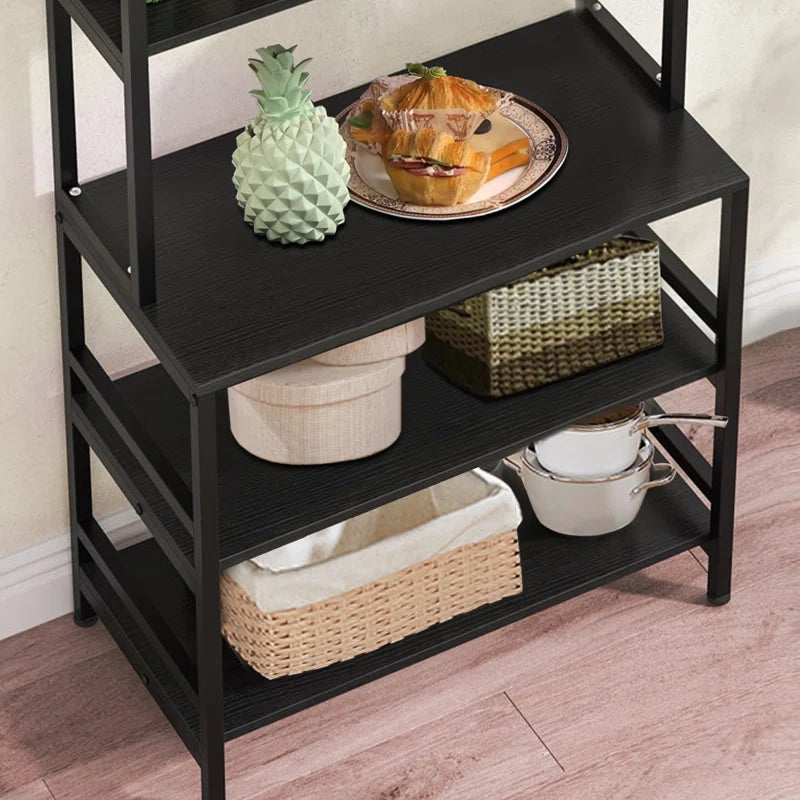 Kitchen Rack: 31.5'' Standard Baker's Rack made of Stainless Steel that is Compatible with Microwave