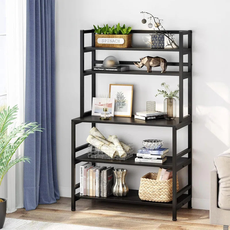 Kitchen Rack: 31.5'' Standard Baker's Rack made of Stainless Steel that is Compatible with Microwave