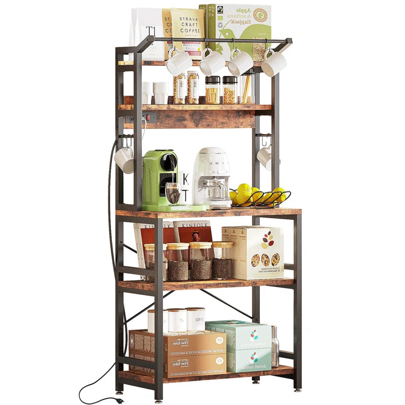 Kitchen Racks: 31'' Iron Standard Baker's Rack with Microwave Compatibility
