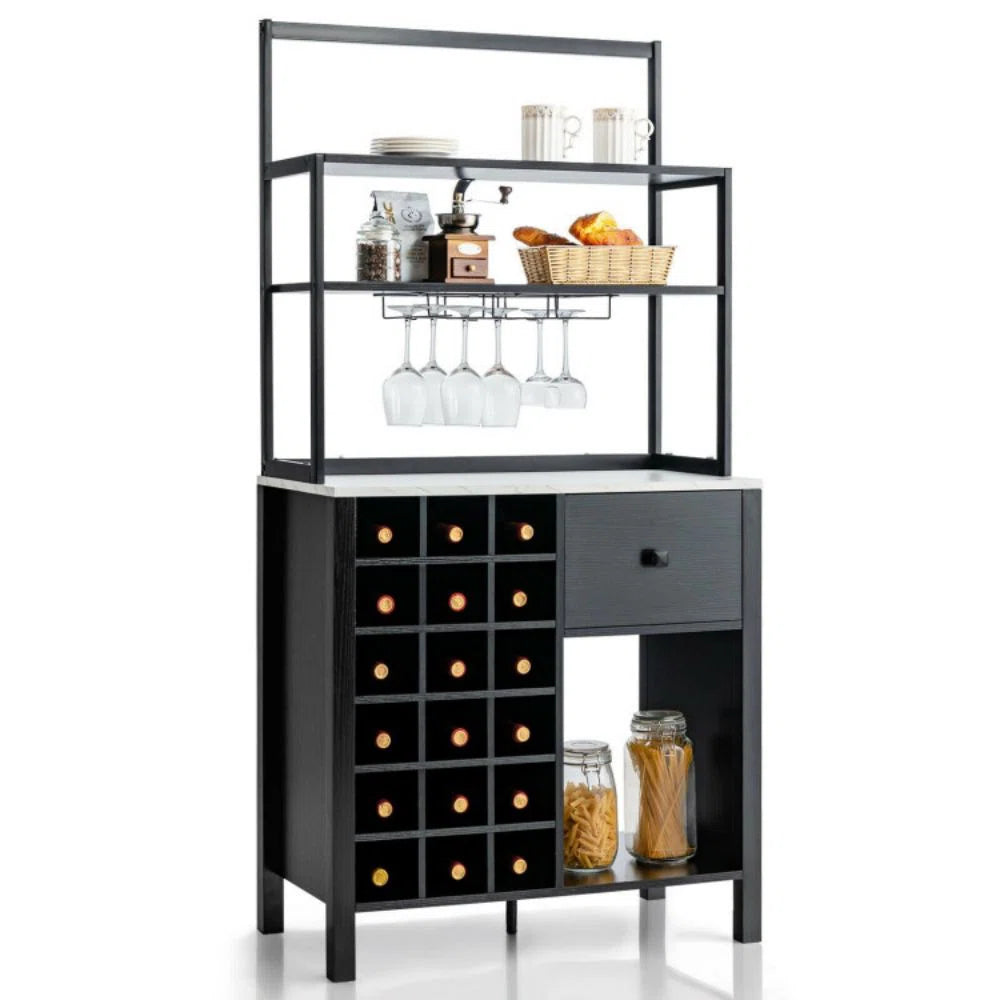 Kitchen Rack: 31'' Steel Standard Baker's Rack with Microwave Compatibility