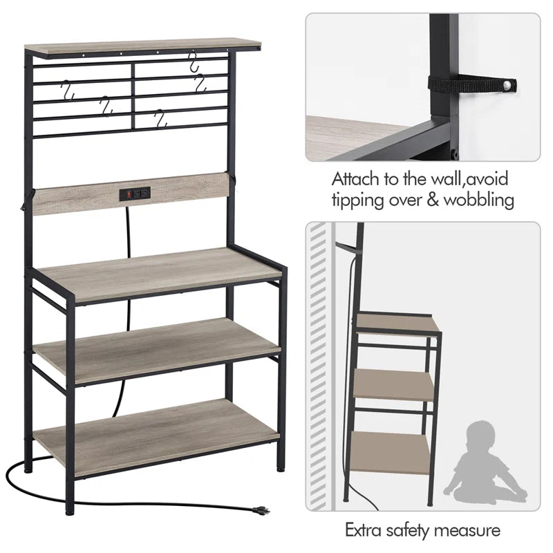 Kitchen Rack: 33'' Steel Standard Rack