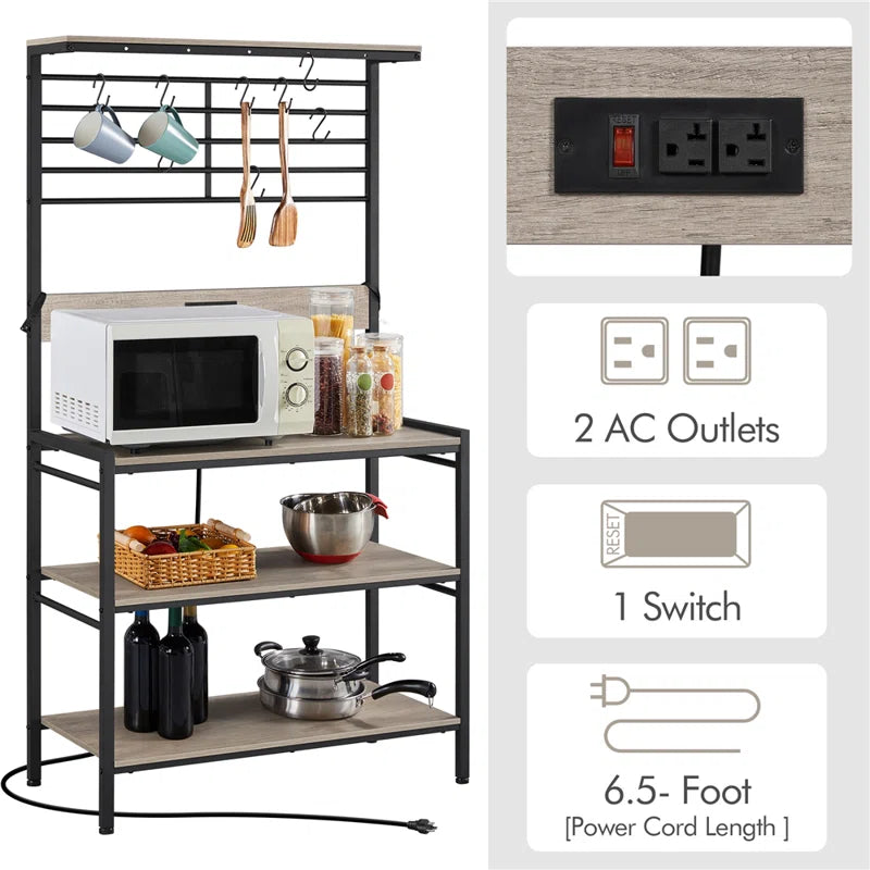Kitchen Rack: 33'' Steel Standard Rack