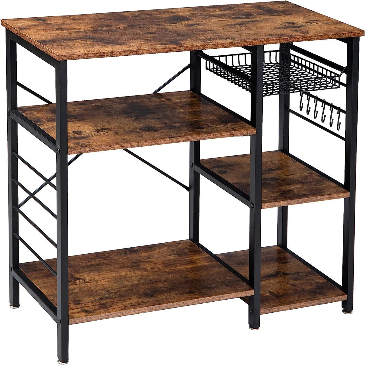 Kitchen Rack: 35.43'' Standard Baker's Rack with Microwave Compatibility