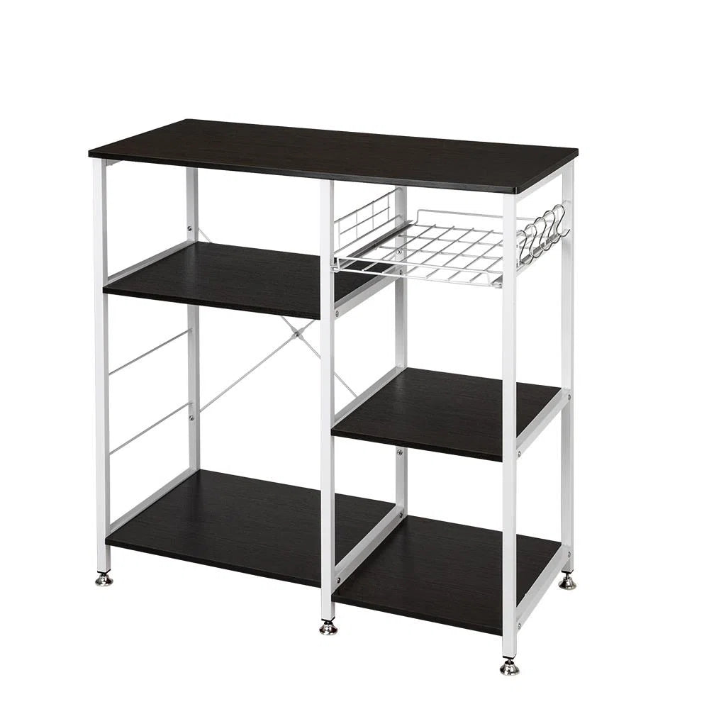 Kitchen Racks: 35.4'' Standard Baker's Rack Made of Steel and Compatible with Microwaves