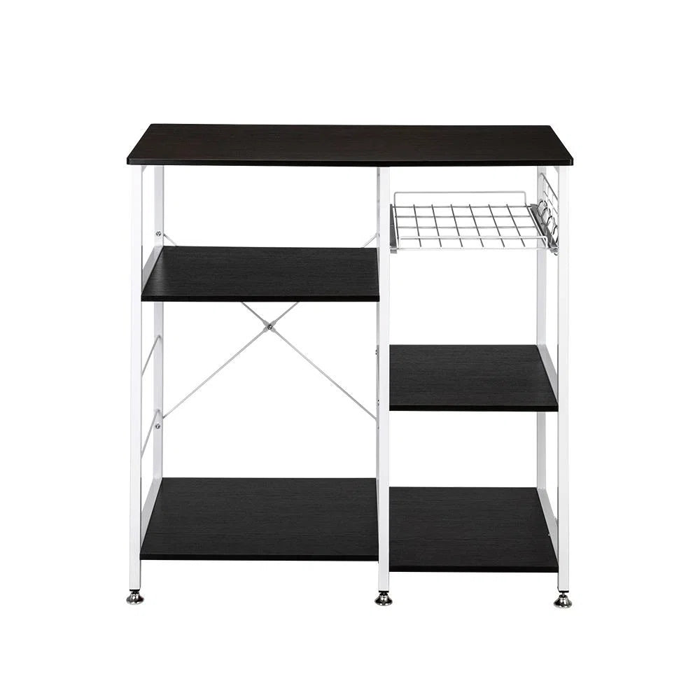 Kitchen Racks: 35.4'' Standard Baker's Rack Made of Steel and Compatible with Microwaves