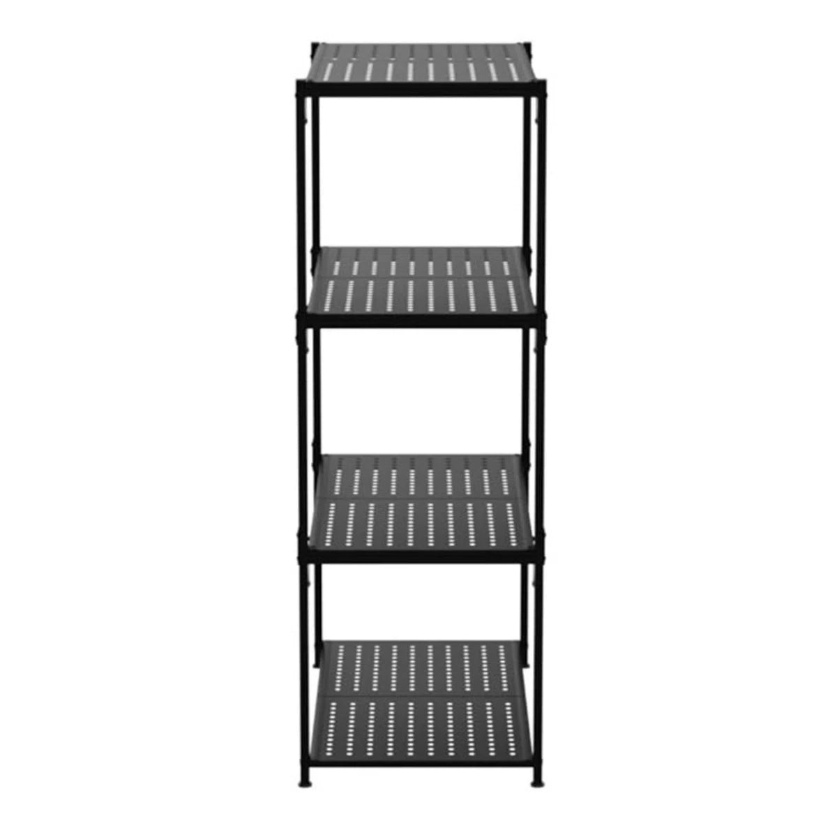 Kitchen Rack: 35.5'' W Metal Height -Adjustable Storage Rack