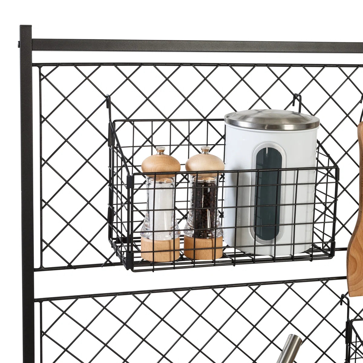 Kitchen Rack: 38'' Steel Standard Baker's Rack with Microwave Compatibility