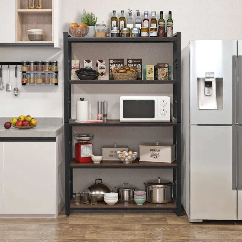 Kitchen Rack: 39.37" Standard Baker's Rack Made of Steel with Microwave