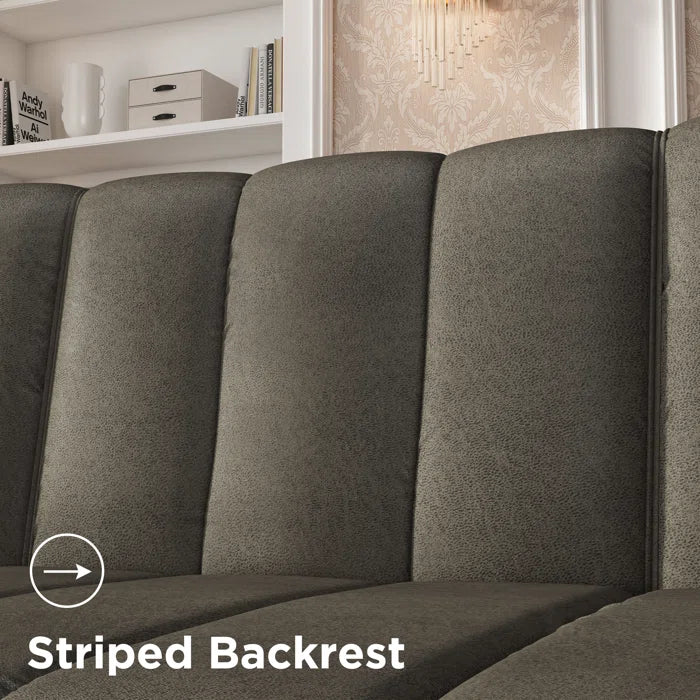 3 Seater Sofa: Amelia-Eve 92.2'' Upholstered Sofa