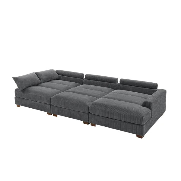 3 Seater Sofa: Antravian 127.5 Upholstered Sofa
