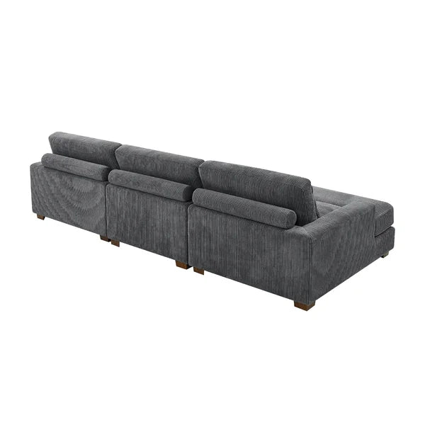 3 Seater Sofa: Antravian 127.5 Upholstered Sofa