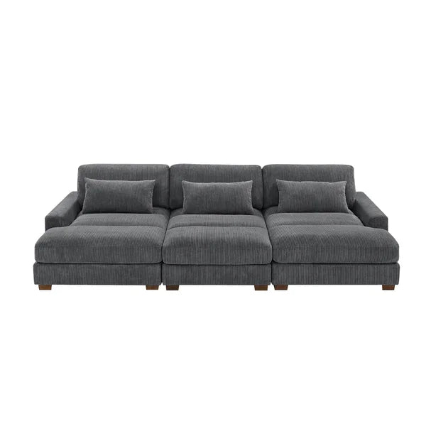 3 Seater Sofa: Antravian 127.5 Upholstered Sofa
