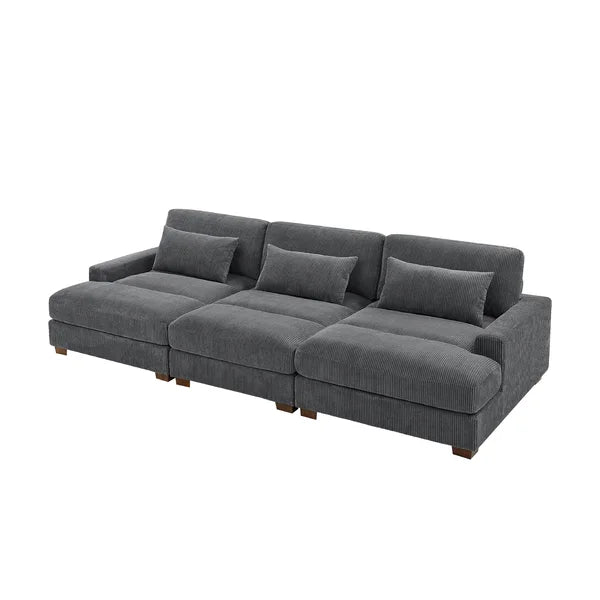 3 Seater Sofa: Antravian 127.5 Upholstered Sofa
