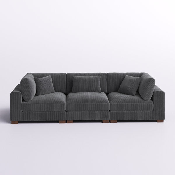 3 Seater Sofa: Assuntino 112''Upholstered Sofa