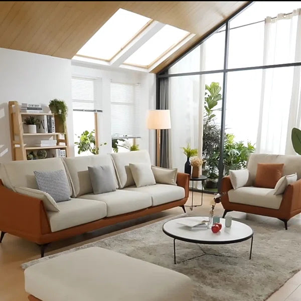 3 Seater Sofa: Dorli 83.5" Flared Arm Sofa