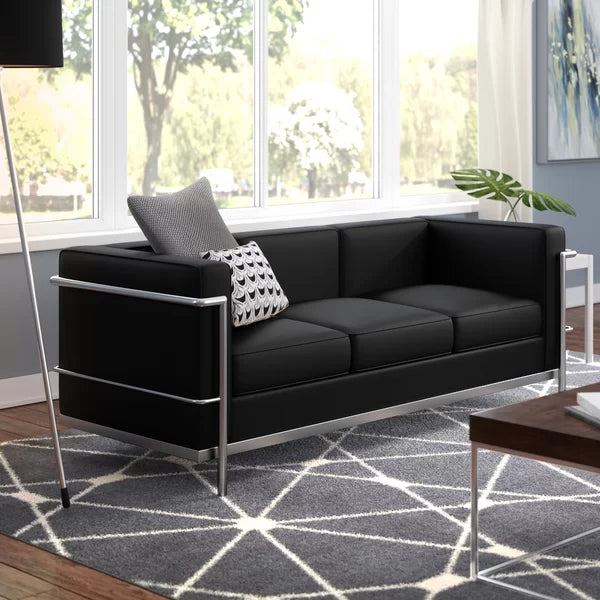 3 Seater Sofa: Fahy 70.8'' Leather Sofa