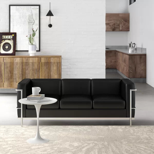 3 Seater Sofa: Fahy 70.8'' Leather Sofa