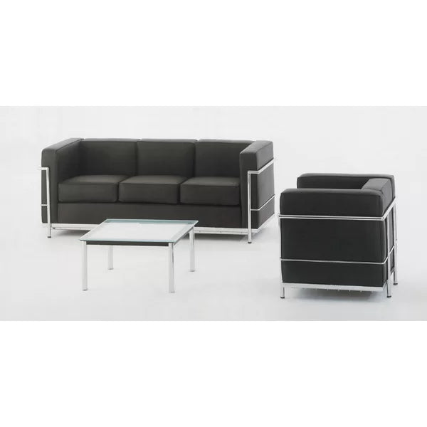 3 Seater Sofa: Fahy 70.8'' Leather Sofa