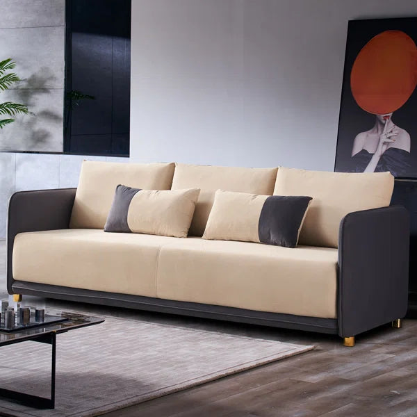 3 Seater Sofa: Hisaan 86'' Upholstered Sofa