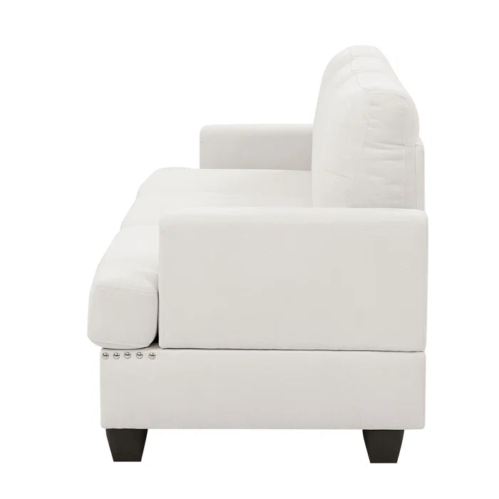 3 Seater Sofa: Knap 77.5'' Upholstered Sofa