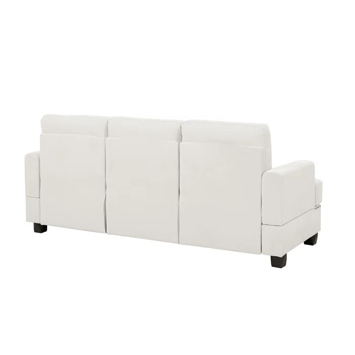3 Seater Sofa: Knap 77.5'' Upholstered Sofa