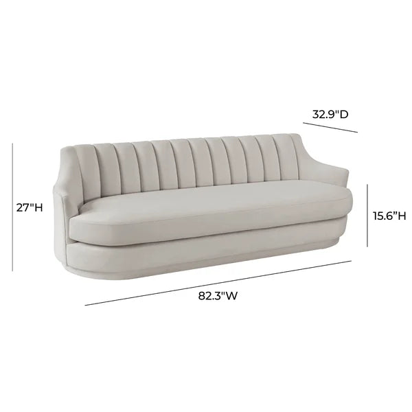 3 Seater Sofa: Peyton 82.3'' Upholstered Sofa