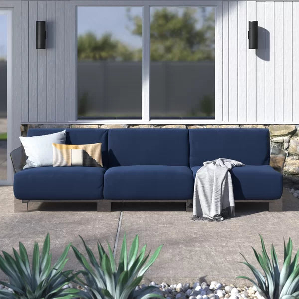 3 Seater Sofa: Pop Outdoor 3-Seater Sofa with Cushions by Piero Lissoni with Carlo Tamborini