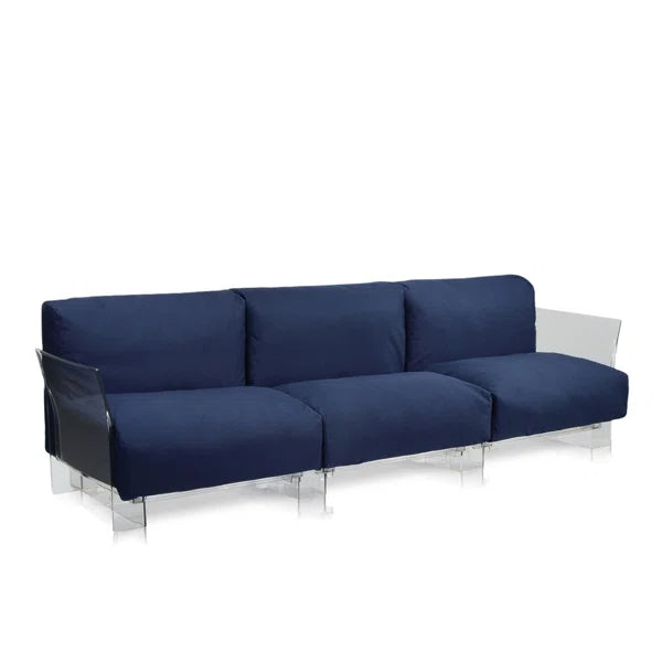 3 Seater Sofa: Pop Outdoor 3-Seater Sofa with Cushions by Piero Lissoni with Carlo Tamborini